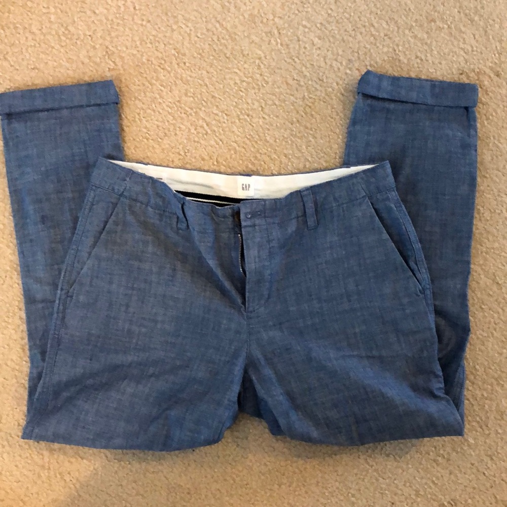 GAP Chambray Girlfriend Chino